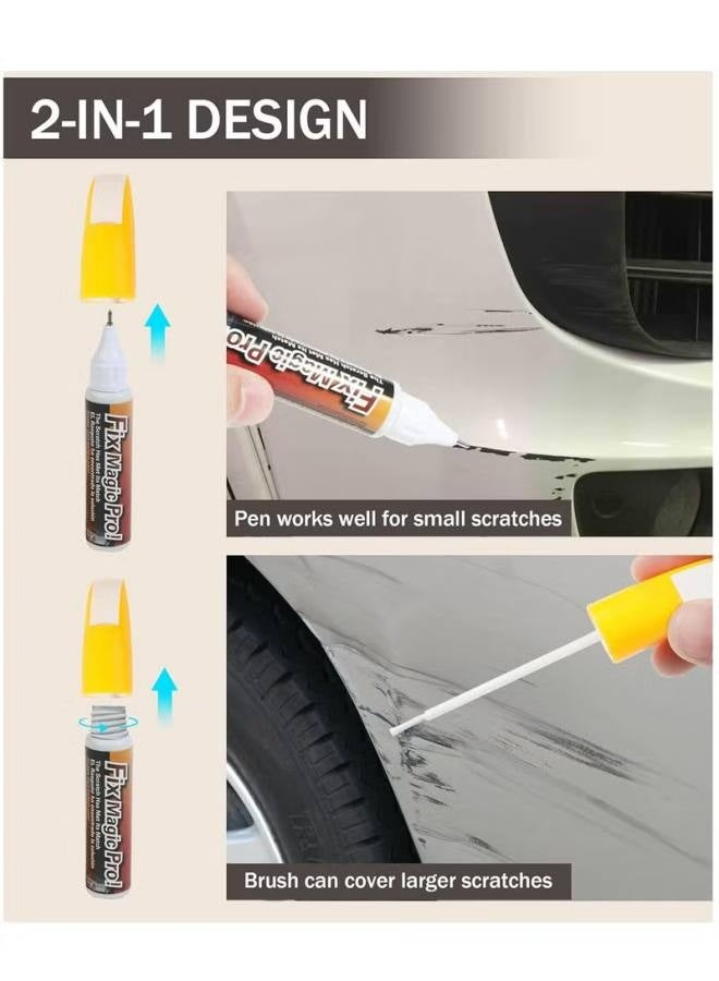 Touch Up Paint Pen,Car Scratch Remover for Deep Scratches,Two-In-One Car Paint Scratch Repair Pen,Car Accessories Car Paint Pen Car Touch Up Paint,Car Scratch Remover for Deep Scratches（2PCS） - Image 4