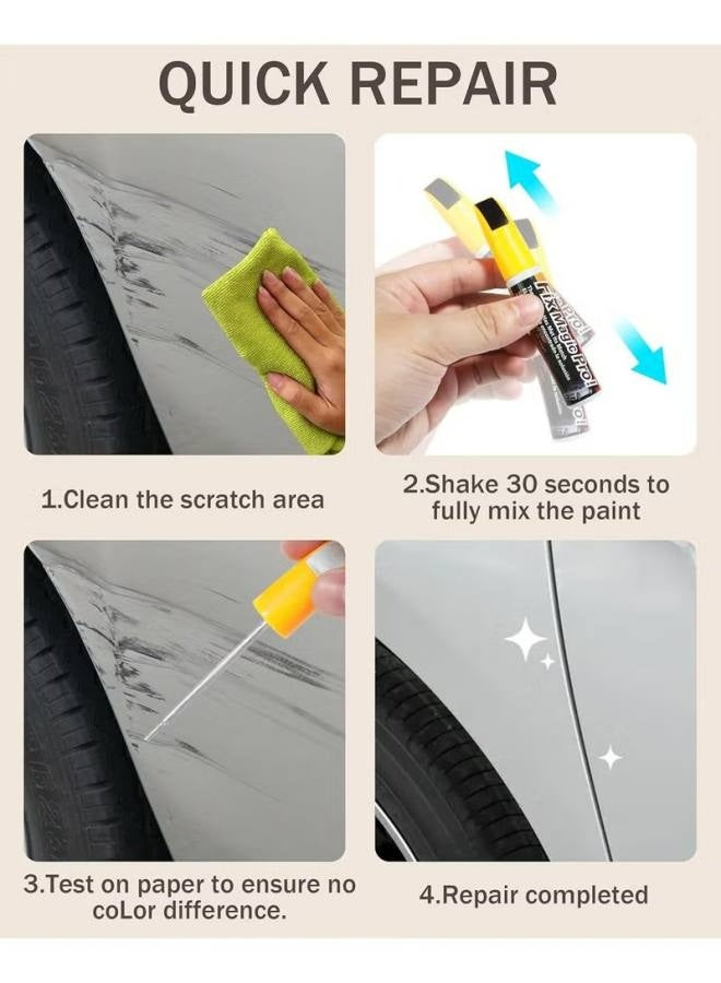 Touch Up Paint Pen,Car Scratch Remover for Deep Scratches,Two-In-One Car Paint Scratch Repair Pen,Car Accessories Car Paint Pen Car Touch Up Paint,Car Scratch Remover for Deep Scratches（2PCS） - Image 5