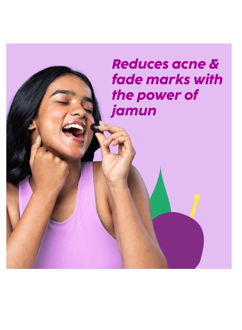 PLIX THE PLANT FIX Jamun Face Wash and Acne Marks Serum Combo(100ML + 30ML) For Acne spots & Oil Control, For Breakouts Oily & Acne Prone Skin Women & Men - Image 3