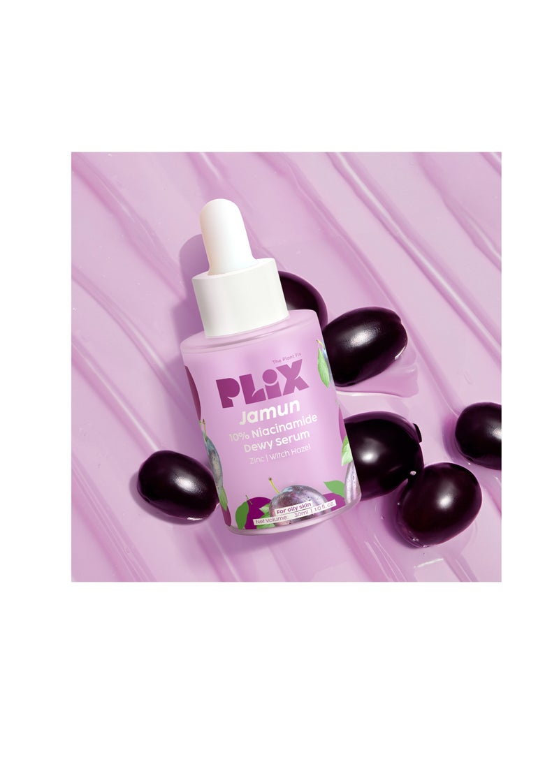 PLIX THE PLANT FIX Jamun Face Wash and Acne Marks Serum Combo(100ML + 30ML) For Acne spots & Oil Control, For Breakouts Oily & Acne Prone Skin Women & Men - Image 4