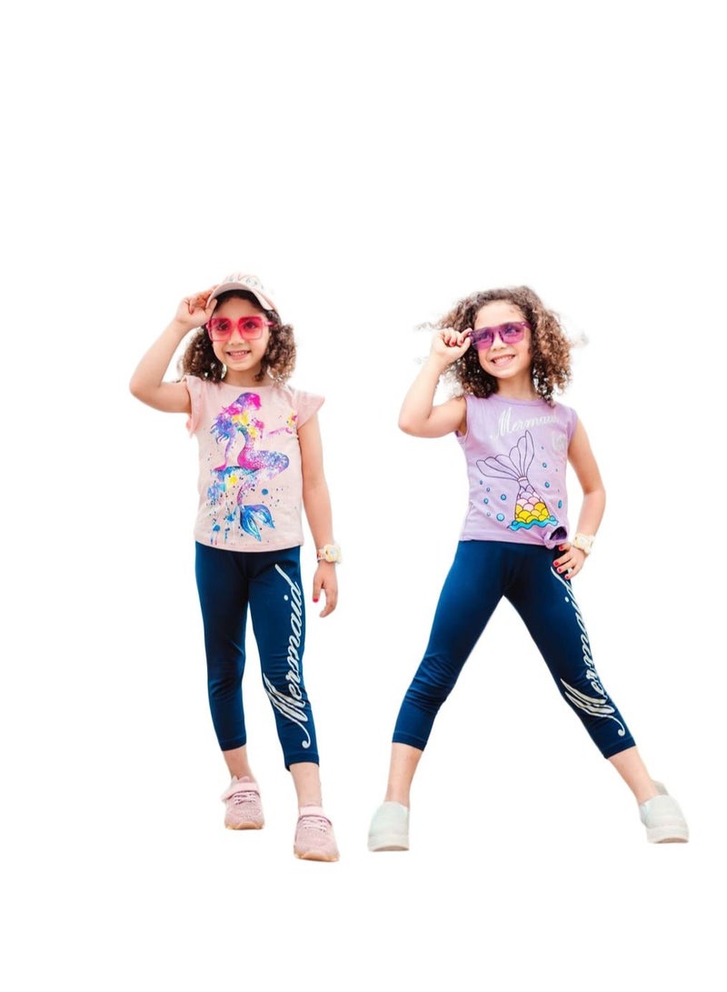 طقم بناتي مكون من ثلاث قطع - Image 1