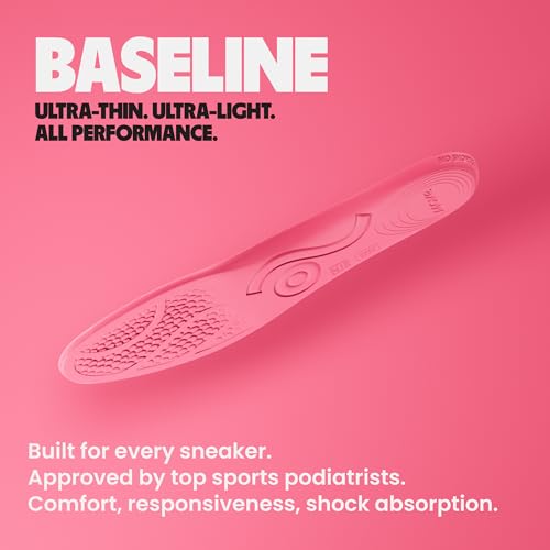 MOVE Baseline AllPurpose Insoles Sock Liner Ultra Thin Shock Absorption Maximum Freedom of Movement and Energy Return Cleats Shoes Running Basketball Baseball M995W10511 - Image 3