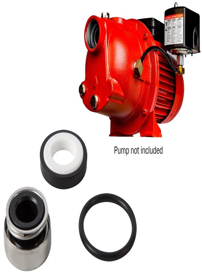 Little Giant Red Lion 305585011 Shaft Seal Repair Kit for RL-SWJ50, RL-SWJ75 and RL-SWJ100 Shallow Well Jet Pumps, Steel/Black/White - Image 5