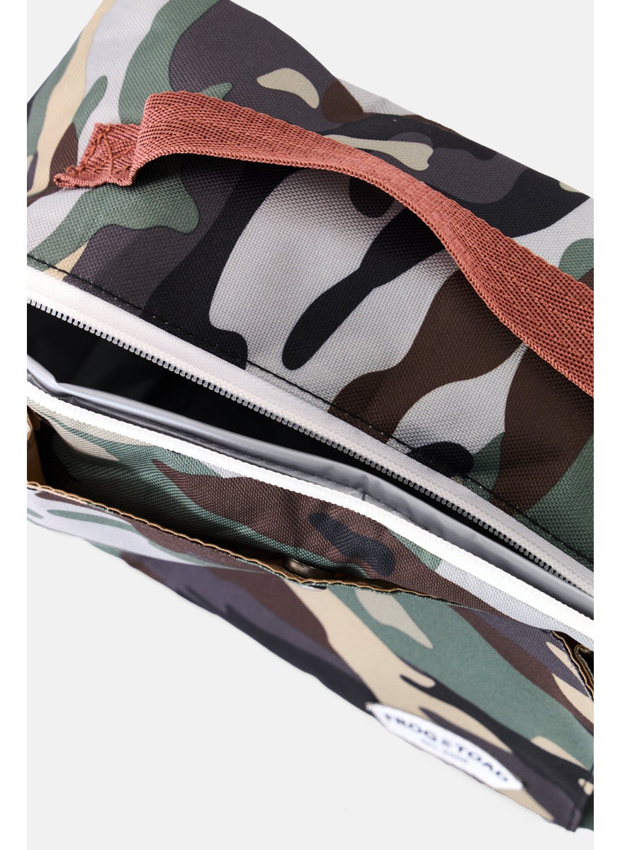 Fit + Fresh - Kids Unisex camouflage Lunch Bag 19 H x23 L x 8 W  cm, Brown - Image 1