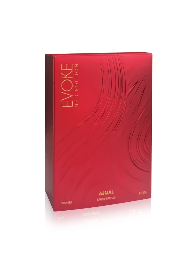 اجمل Evoke Red EDP for Men 90ml | Daily Wear Perfume - Image 3