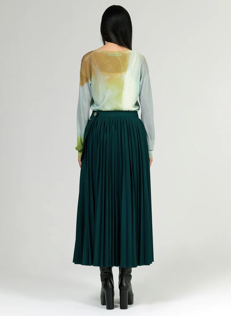 leem High Waist Pleated Skirt