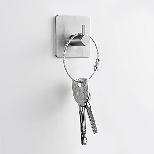 Bidponds 25 Pack Wire Keychain Cable 2mm 6.3 Inches Nylon Coated Stainless Steel Screw Lock Key Ring Loop for Hanging Luggage Tags or ID Tags, Silver - Image 4