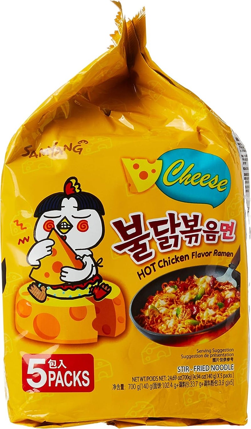 Samyang Hot Cheese Chicken Ramen Noodles - Image 5