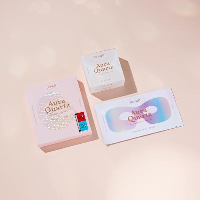 Petitfee Aura Quartz Hydrogel Eye Zone Mask 5ea (9g*5) - Lavender Mask for Entire Eye Area, Instant Cooling, Puffiness, Morning Quick Care, Rejuvenating Tired Skin, Brighter Complexion - Image 5