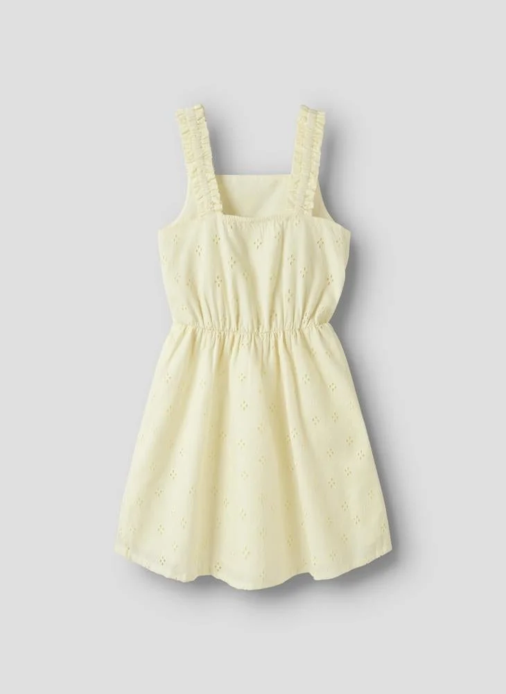 Name It pale yellow Kids Strap Detail Mini Dress for Women | Best Price UAE