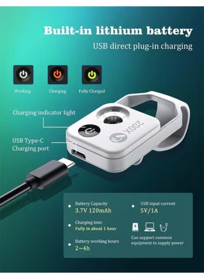 APEXEL Phone Microscope with CPL Lens/LED Light, 200X Pocket Microscope camera attachment with Universal clip for most iPhone/Andriod Phone - The best gift to Enjoy Microworld for Kids and Adults - Image 4
