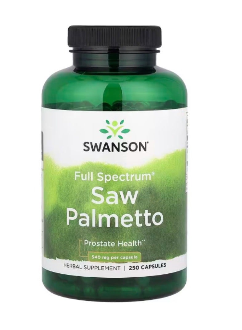 SWANSON Full Spectrum Saw Palmetto 540 mg 250 Capsules