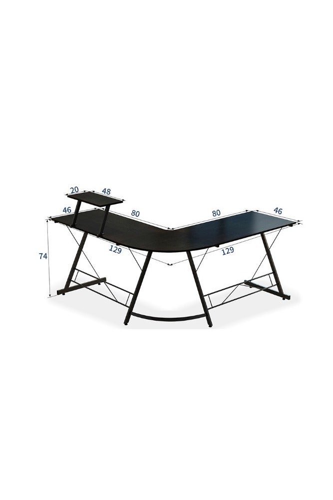 NZONE STORE White home office gaming table and desk, high quality and easy to install L-shaped computer desk and table - Image 5