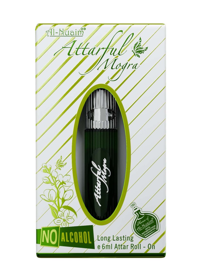 Al Nuaim Al-Nuaim Attarfull Mogra Alcohol Free Attar Roll On for Men & Women - Pack of 2 (6ml Each) | Exquisite & Long Lasting Fragrance - Image 2
