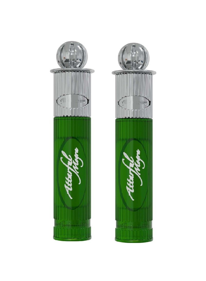 Al Nuaim Al-Nuaim Attarfull Mogra Alcohol Free Attar Roll On for Men & Women - Pack of 2 (6ml Each) | Exquisite & Long Lasting Fragrance - Image 1