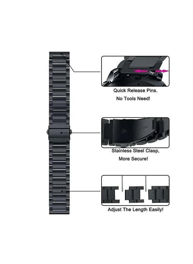 O Ozone - Metal Band For CMF by Nothing Watch Pro/Watch Pro 2 Watchband Bracelet, Stainless Steel Replacement Bracelet Wristband Wrist Strap for Men Women- Blue - Image 1