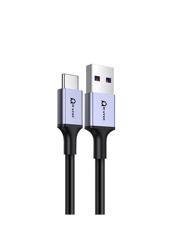 M-PARD USB3.0 to Type-c 65W data cable, car Carplay data cable USB A to Type C data cable fast charging weave compatible with iPhone 16/16 Plus/16 Pro/15, Samsung Galaxy S24/S23, Pixel 8/7 - Image 1