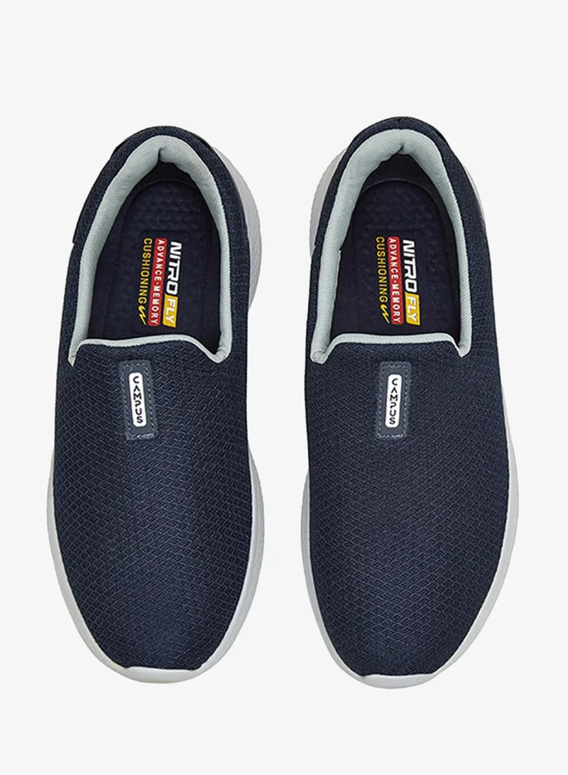 كامبس Men Oxyfit Advance Nitro Fly Advance Memory Slip-On Walking Shoes-Navy