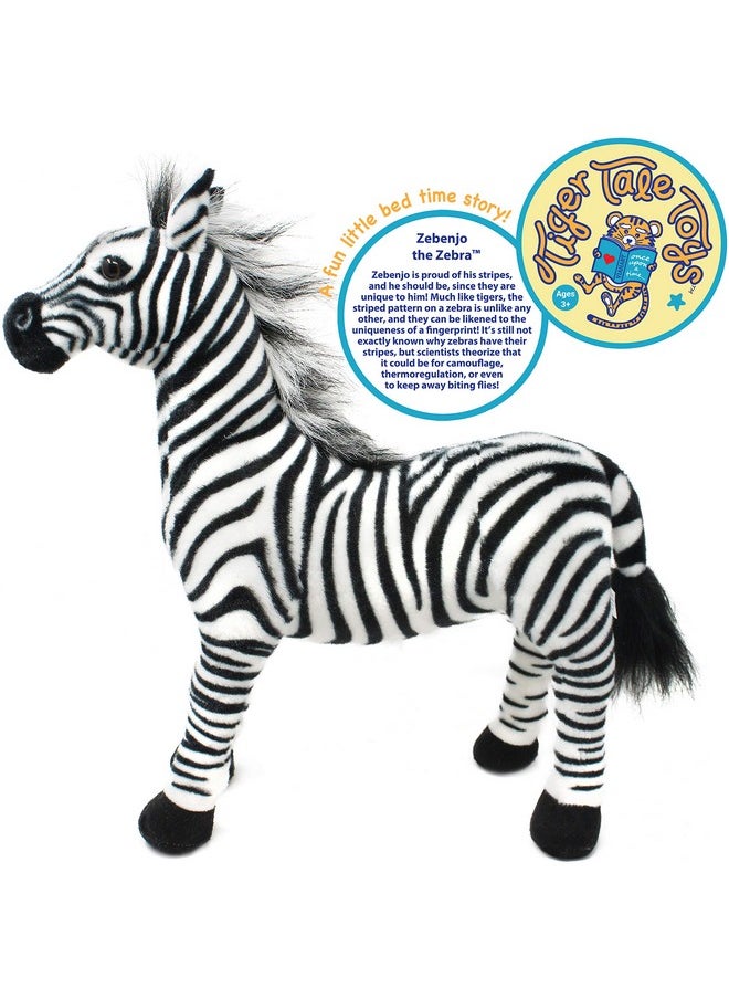 Zebenjo The Zebra - 16 Inch Stuffed Animal Plush - By Tigerhart Toys - pzsku/Z4A53A0D49CB1EB665570Z/45/_/1734347081/888e0006-a3e4-4222-a213-f6c5b4eb1238