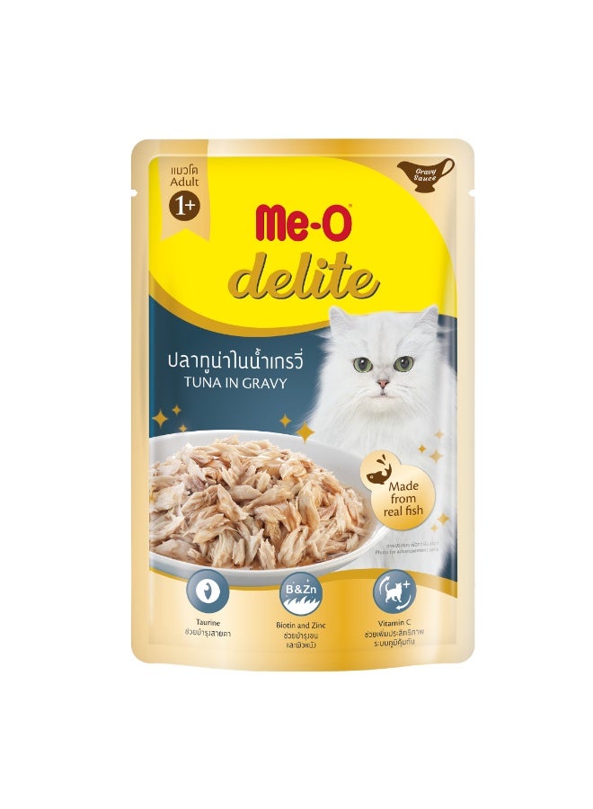 Me-O Tuna in Gravy Wet Food for Adult Cats Me-O Pouches