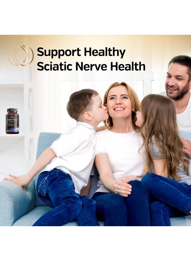 سانيرجيتيك تركيبة Sunergetic Premium لدعم العصب الوركي - مكمل غذائي للعصب الوركي مع بنفوتيمين وحمض ألفا ليبويك (ALA) وميريفا كركم - يدعم صحة العصب الوركي وراحة المفاصل - 60 كبسولة - Image 5