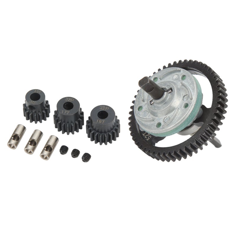 RC 52T Differential Gear Assembly RC 15T 17T 19T Pinions Gear Set for Traxxas Slash 1/10 RC Car - Image 4