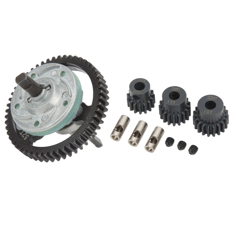 RC 52T Differential Gear Assembly RC 15T 17T 19T Pinions Gear Set for Traxxas Slash 1/10 RC Car - Image 3