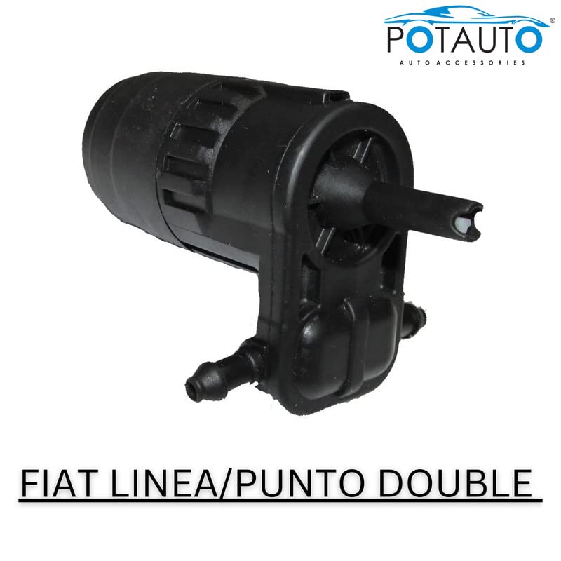 Potauto Wiper Motor Spray Pump for Clear Visibility Compatible for FIAT LINEA/PUNTO DOUBLE |F710 - Image 2
