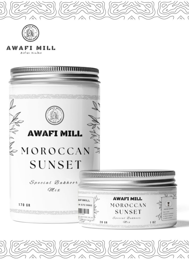 Awafi Mill - AWAFI MILL Moroccan Sunset Bakhoor Mix – Specially Created Incense for a Soothing and Exotic Fragrance - Image 1