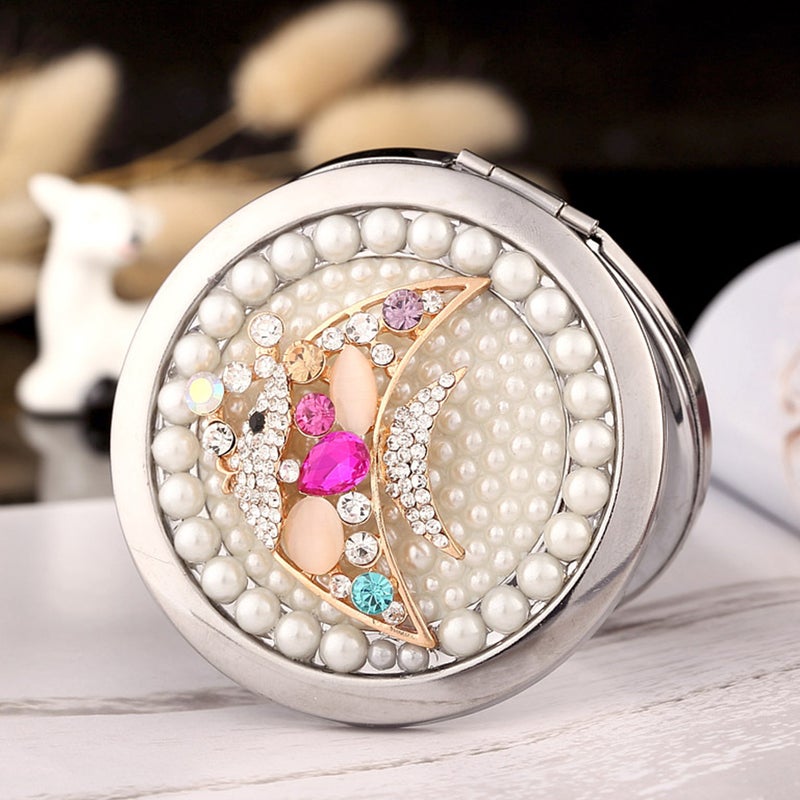 Fish Design Carry Mirror Vintage Mirror Travel Makeup Mirror Small - Image 5