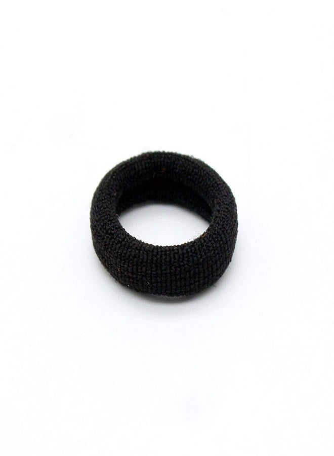 Starlinks Black Hair Rubber Bands, Set of 100 Pony Tail Holders - Image 2