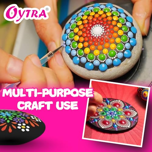 Oytra Dotting Tool 5 Piece Set Embossing Stylus for Mandala Clay Pottery Ceramic Nail Art and Polymer Clay Acrylic - Image 5