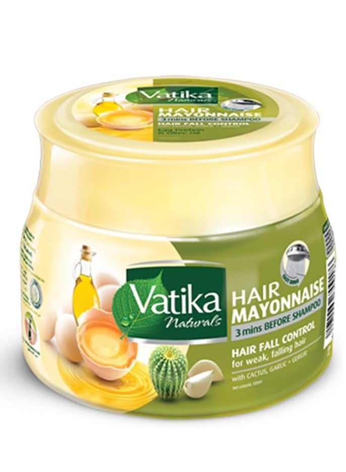 VATIKA Hair Mayonnaise Hair Fall Control For Weak, Falling Hair 500ml - Image 1