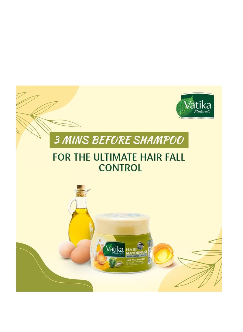 VATIKA Hair Mayonnaise Hair Fall Control For Weak, Falling Hair 500ml - Image 2