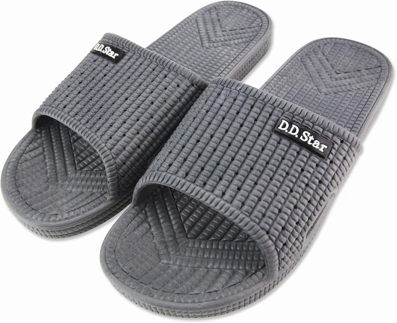 D.D.Star Big Size Bathroom Slippers For Men and Women Non-Slip Quick Drying Shower Shoes Comfortable And Soft Sole Slide On Sandal - Image 2