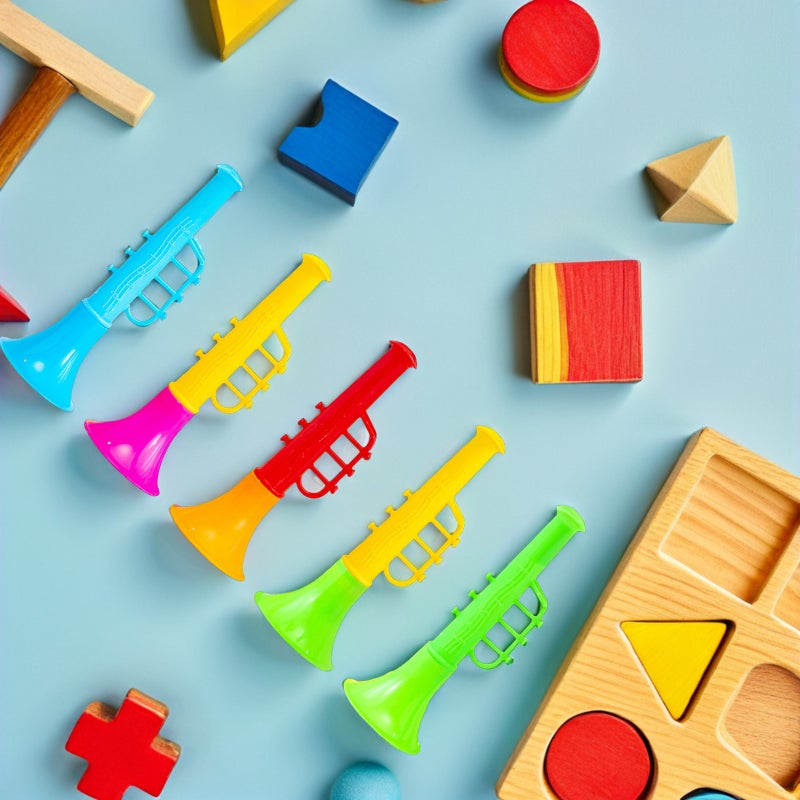 30Pcs Children Little Trumpet Toys Blowing Horn Toys Funny Instrument Toys - Image 2
