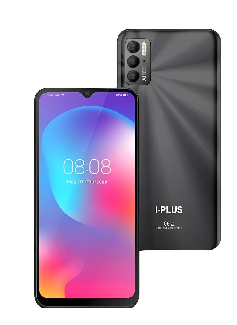 آي بلس - هاتف اي بلس , IPLUS NU-65 , مساحة داخلية64 جيجا , رام 4 جيجا-أسود - Image 1