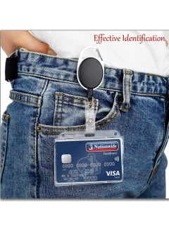 Oasisgalore 5PCS Double-Sided Waterproof Card Holders - ID & Credit Card Protectors with Thumb Slots  - Image 4