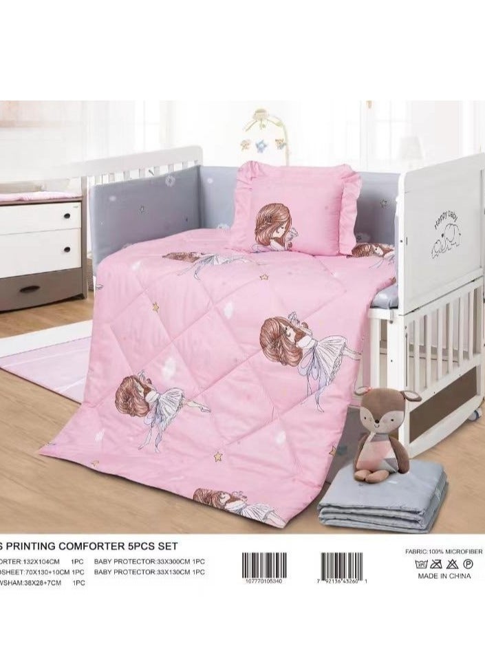 Children's bed railing mattress, 5 pieces, summer, to give your child comfort