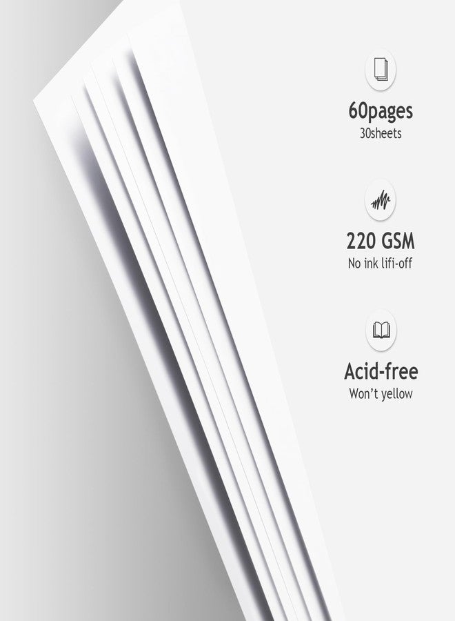 1DOT2 8.5x11 Inch Large 3 Ring DIY Scrapbook Photo Album with 30 Plastic Sleeves 60 Pages Blank Scrapbooks, 8.5 x 11 Scrap Book Albums for Baby Travel Wedding Graduation kids (Pink Cover/White Pages) - Image 4