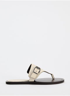 Zara Leather sandals with buckles  - Image 1