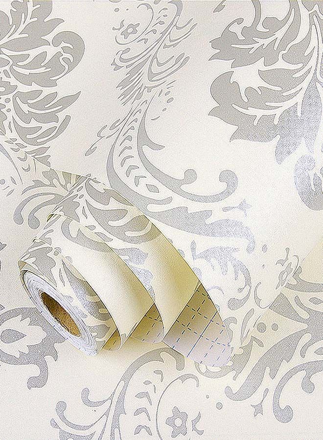 NIBEMINENT European Style Waterproof Flower Pattern Wallpaper Multicolour 45x500centimeter - Image 1