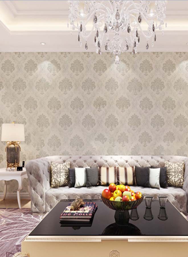 NIBEMINENT European Style Waterproof Flower Pattern Wallpaper Multicolour 45x500centimeter - Image 3