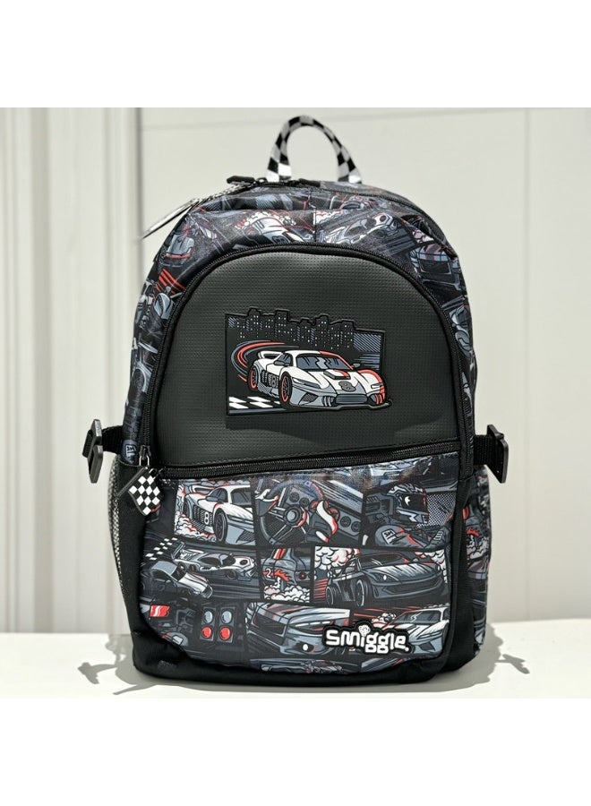 Smiggle Student Double-Shoulder Large Capacity Stress Relief Backpack Multi-functional Schoolbag