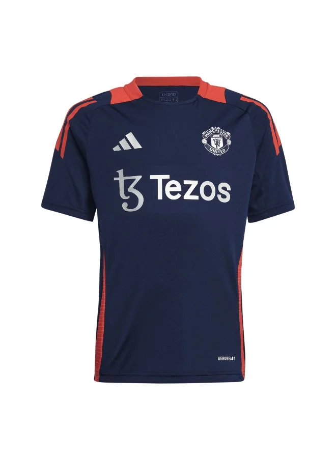 Adidas Adidas Mufc Tr Jsy Y Blue Football Jerseys For Kids Unisex 128