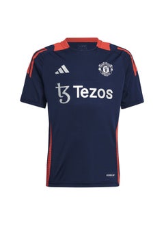 Adidas Adidas Mufc Tr Jsy Y Blue Football Jerseys For Kids Unisex 128  - Image 2