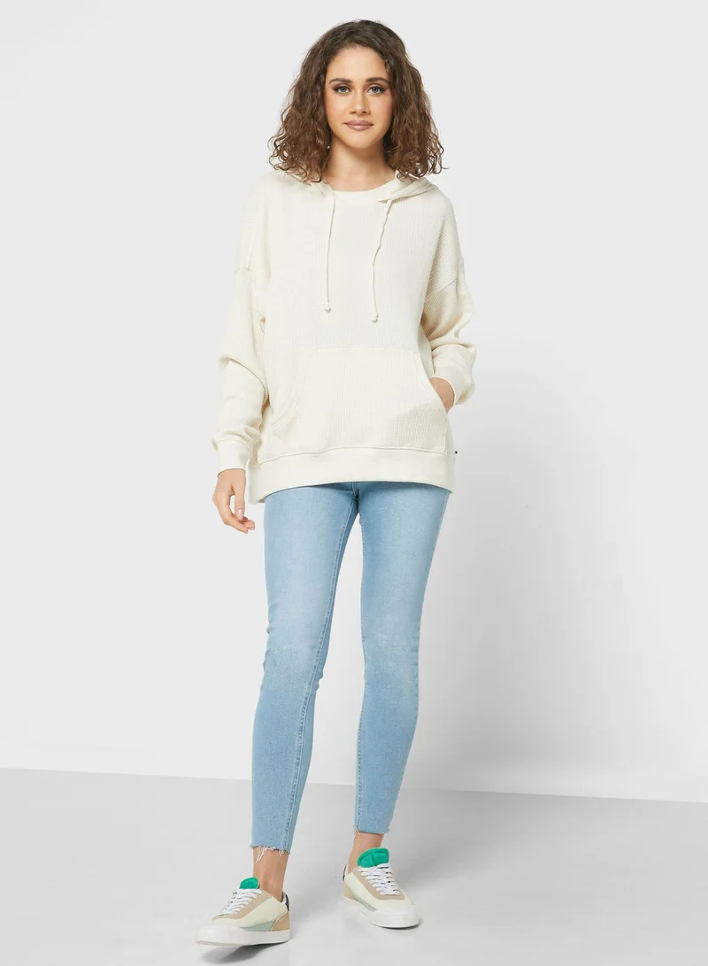 Aerie Drawstring Ribbed Hoodies