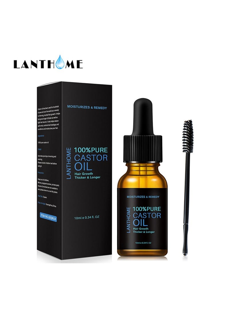 Lanthome Lanthome castor oil castor oil mascara conditioner gentle moisturizing 10ml - Image 1