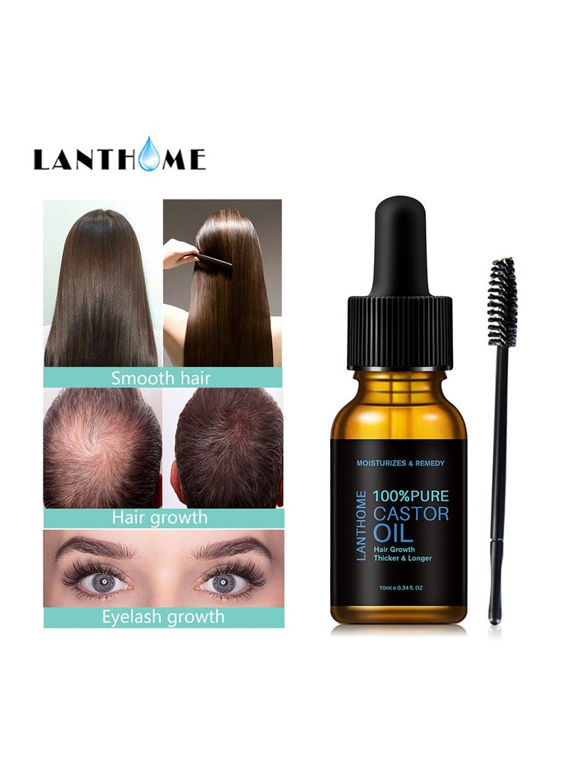 Lanthome Lanthome castor oil castor oil mascara conditioner gentle moisturizing 10ml - Image 3