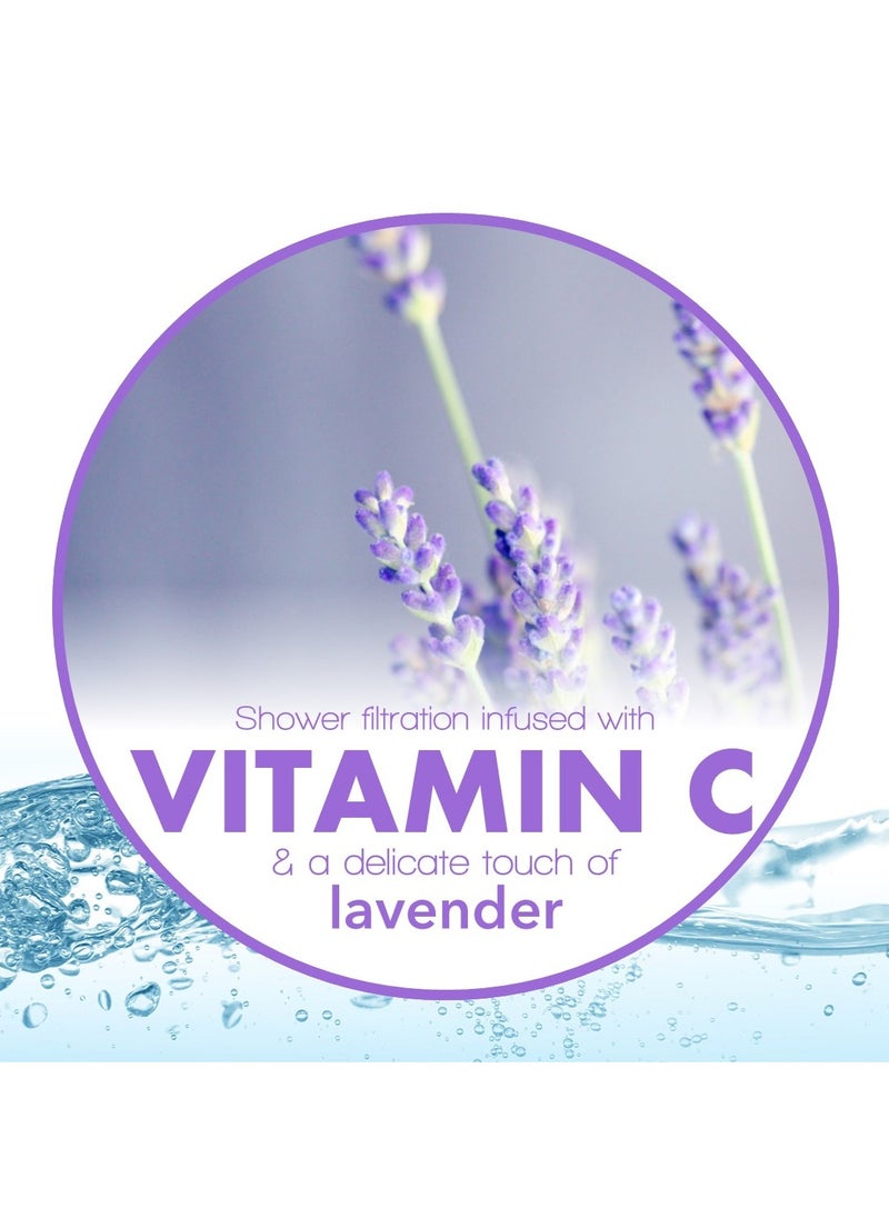 Be-Vita - Korean Vitamin Shower Filter - Anti Hair Loss - Prevents Dry Skin - Chlorine Removal - Rust Removal - Relaxing Aromatherapy - Non-Toxic (Lavender) - Image 1